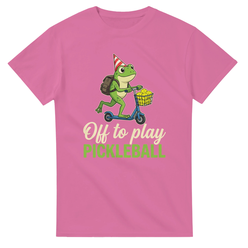 Off To Play Pickleball Tee funny pickleball shirt for men