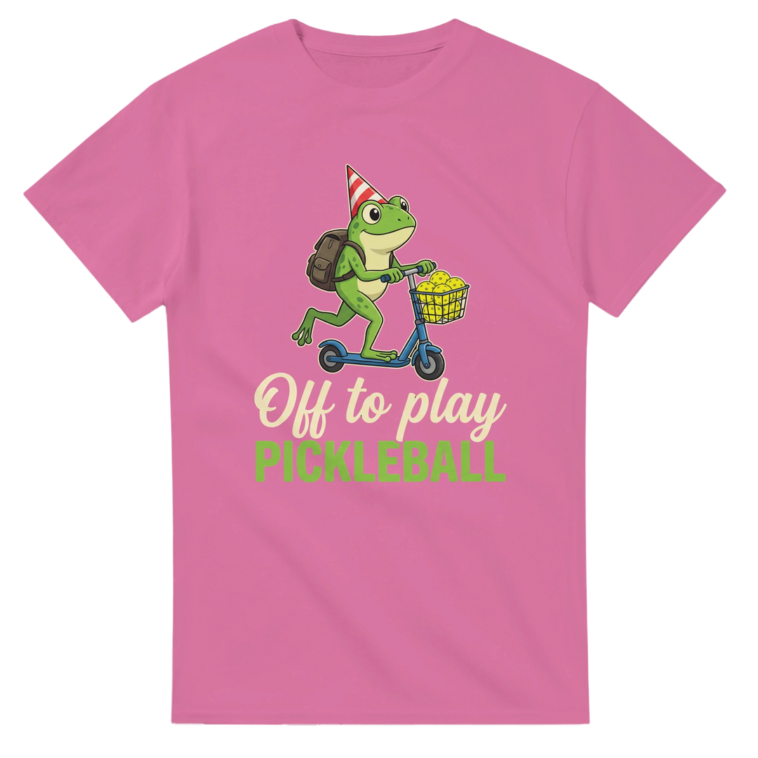 Off To Play Pickleball Tee funny pickleball shirt for men