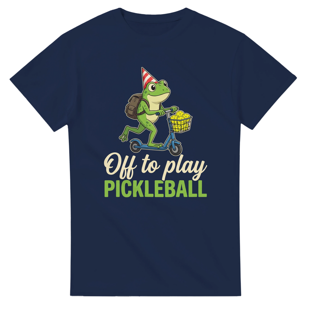 Off To Play Pickleball Tee funny pickleball shirt for men