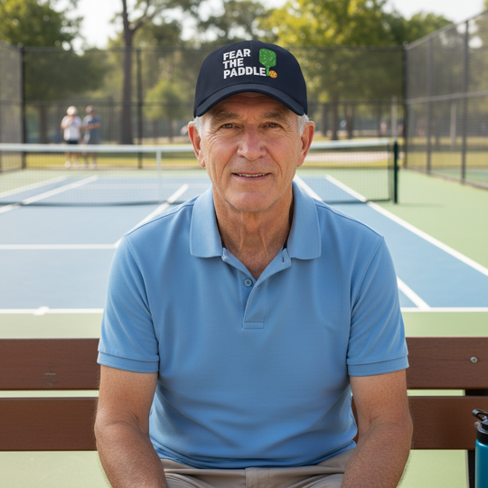 Fear The Paddle Embroidered Hat pickleball cap funny