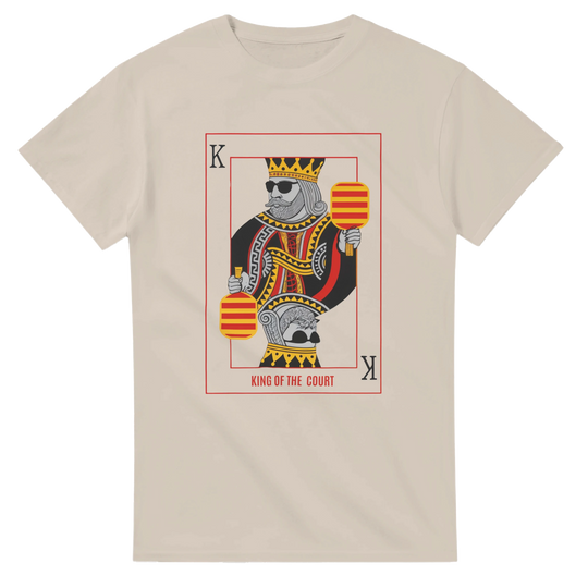 King Of The Court Playing Card Tee pickleball graphic shirt 
