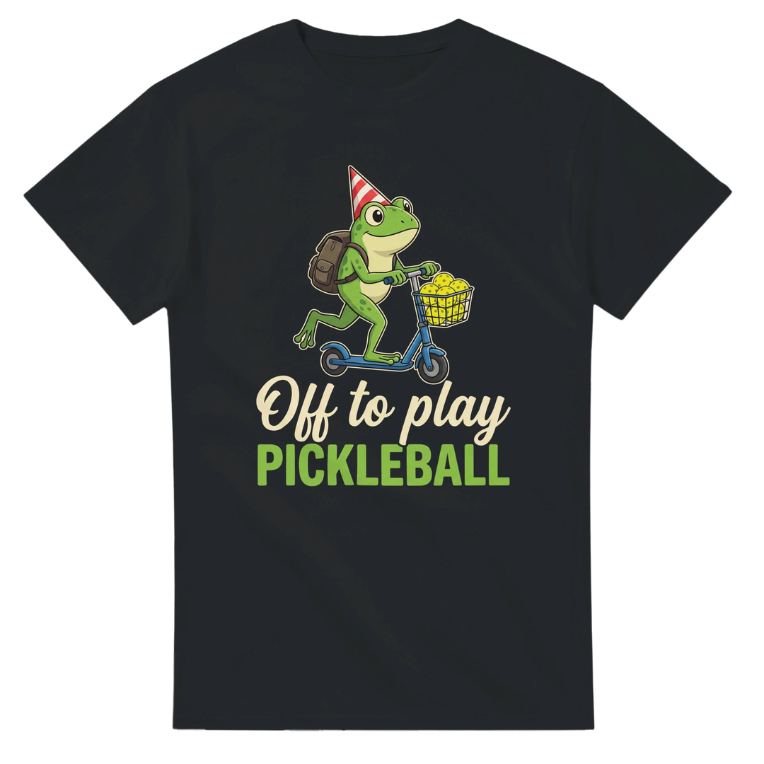 Off To Play Pickleball Tee funny pickleball shirt for men