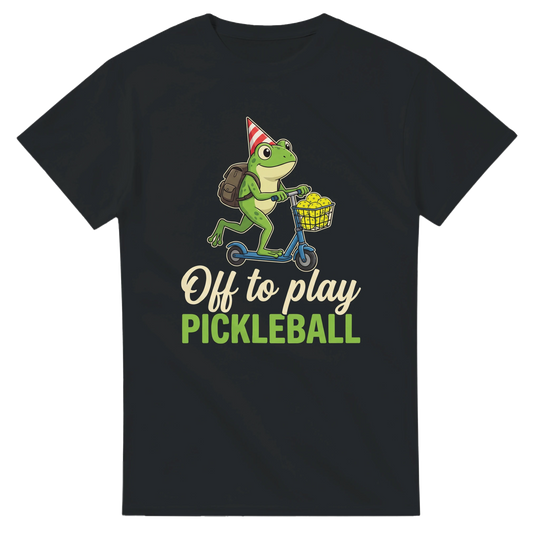 Off To Play Pickleball Tee funny pickleball shirt for men