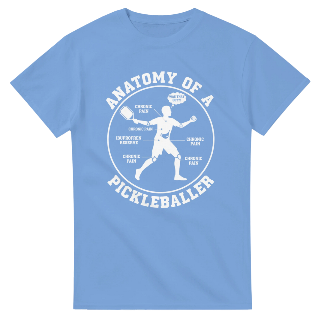 Anatomy of a Pickleball Player T-Shirt funny pickleball 
