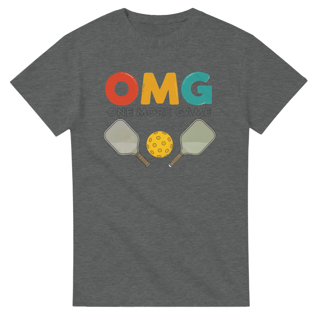 OMG One More Game Addict Tee funny pickleball shirt casual