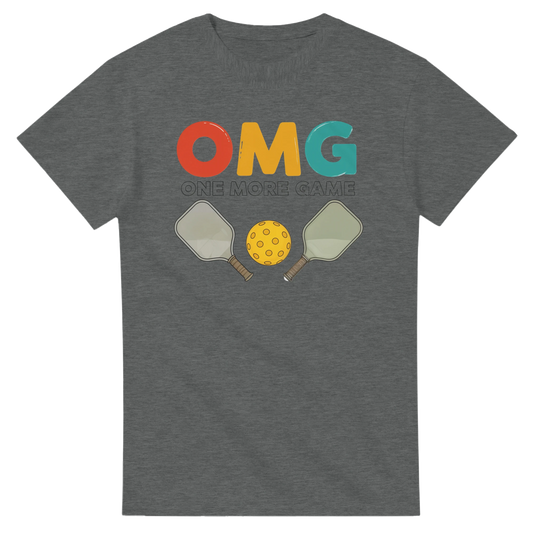 OMG One More Game Addict Tee funny pickleball shirt casual