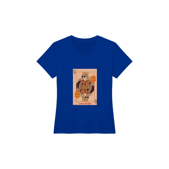 Queen Of The Court Playing Card Tee pickleball graphic shirt