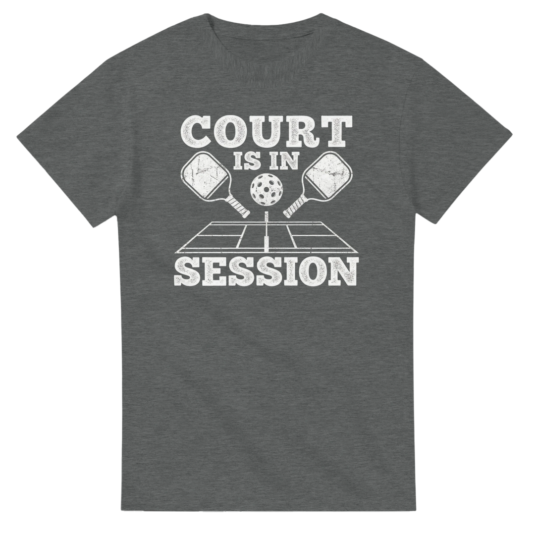 Court Is In Session Tee funny pickleball shirt