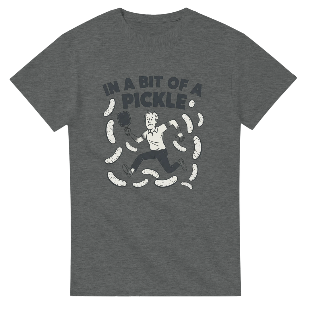 In A Bit Of A Pickle Humorous Graphic Tee funny pickleball
