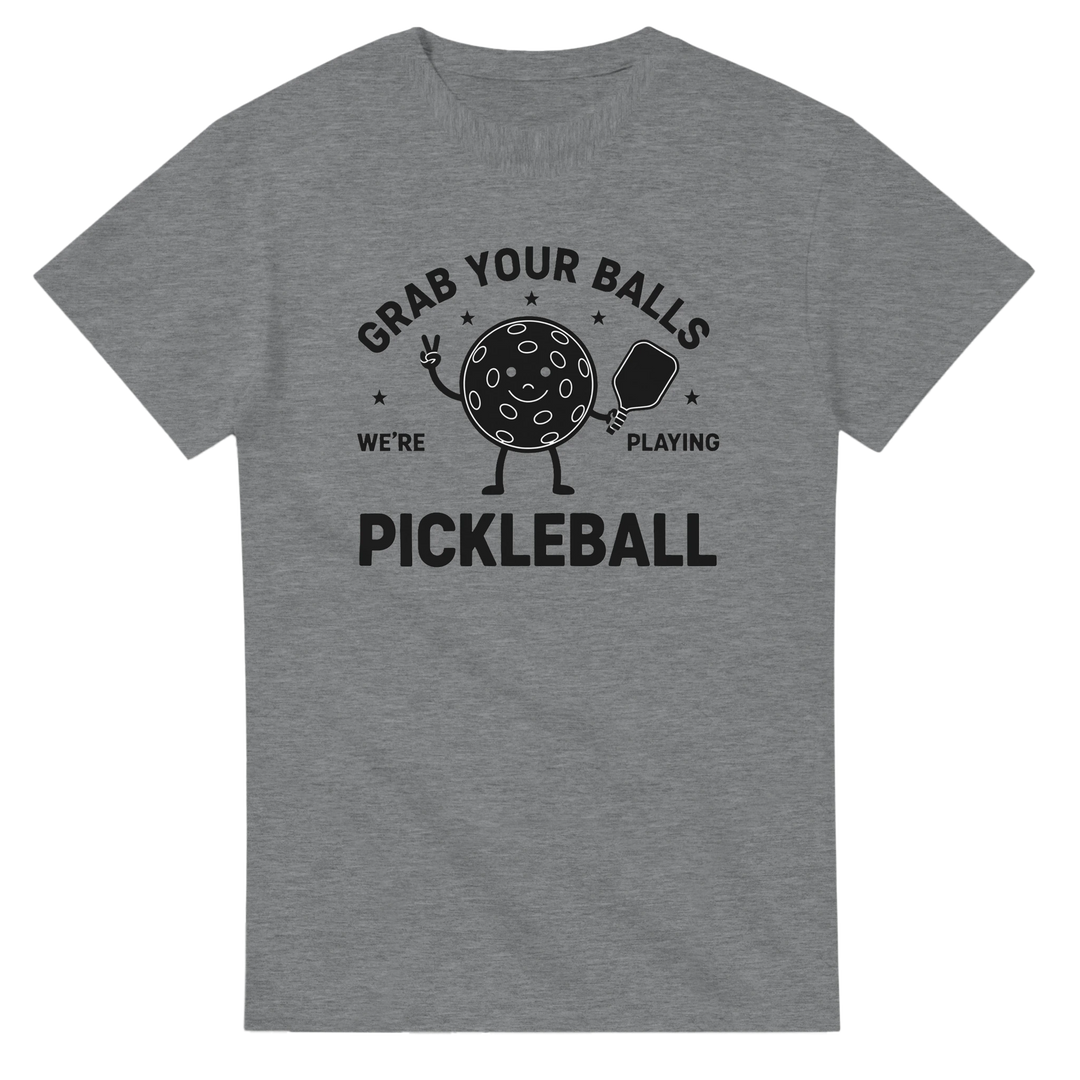 Grab Your Balls Tee funny pickleball shirt