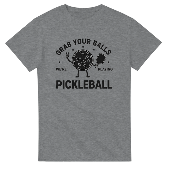 Grab Your Balls Tee funny pickleball shirt