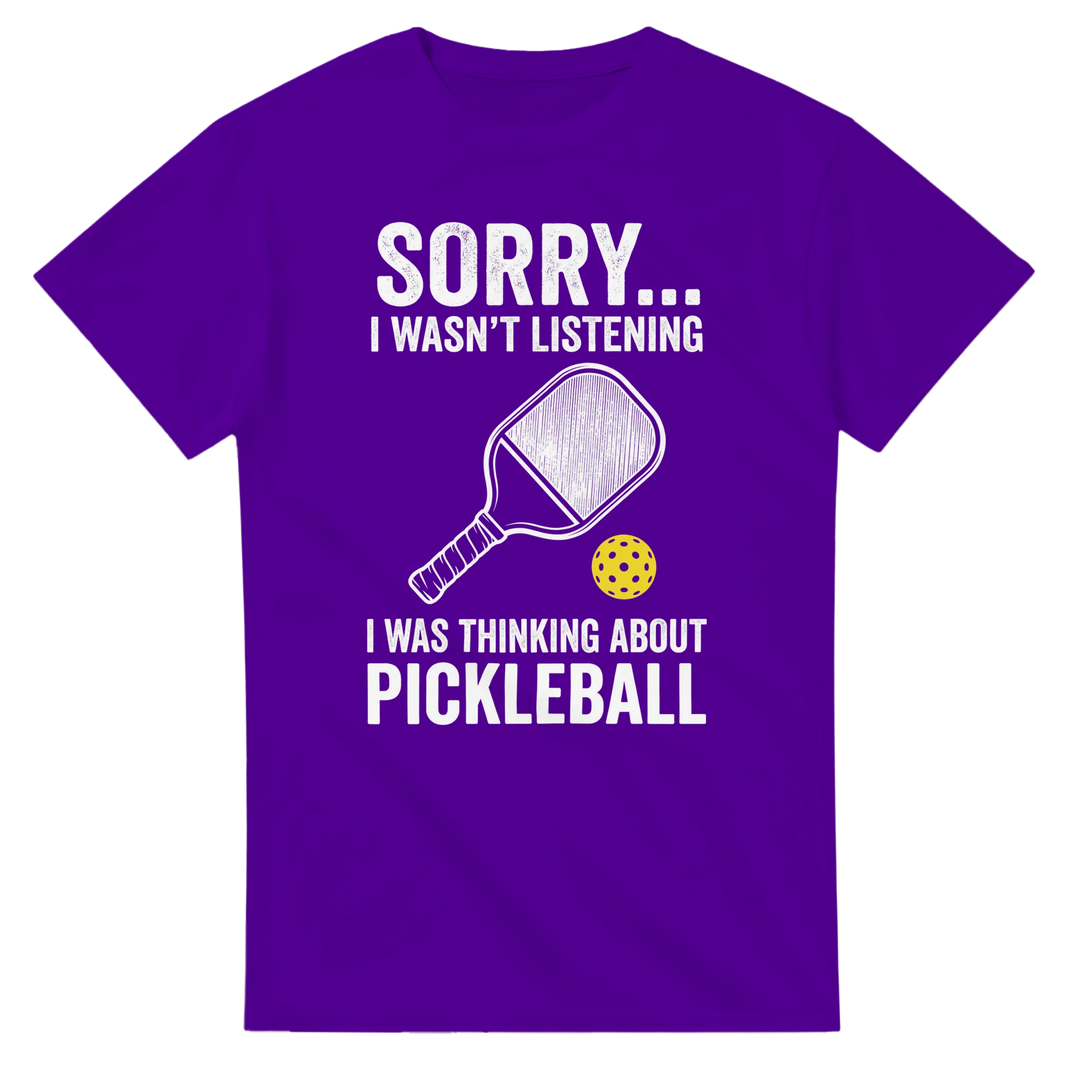 be5ba19f-31de-46b0-a9a1-6337cc5228e1Sorry I Was Thinking About Pickleball Tee funny pickleball 