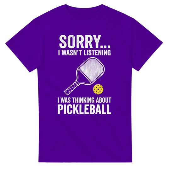 be5ba19f-31de-46b0-a9a1-6337cc5228e1Sorry I Was Thinking About Pickleball Tee funny pickleball 