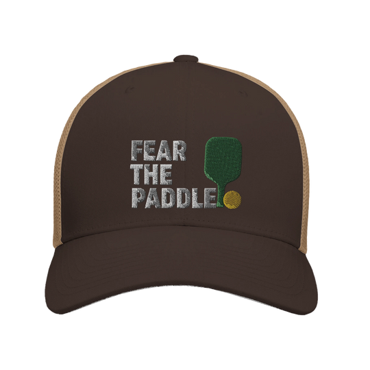 Fear The Paddle Embroidered Hat pickleball cap funny