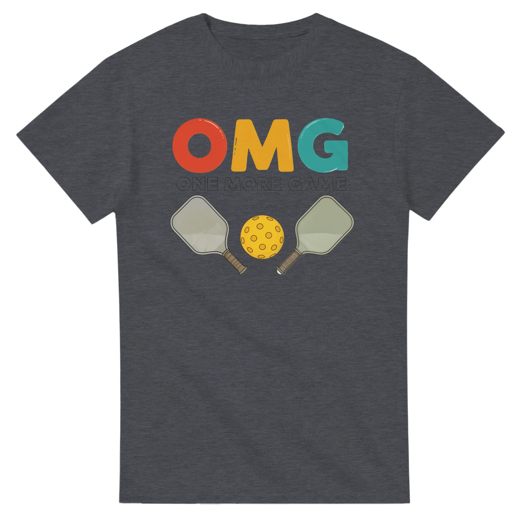 OMG One More Game Addict Tee funny pickleball shirt casual
