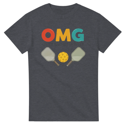 OMG One More Game Addict Tee funny pickleball shirt casual