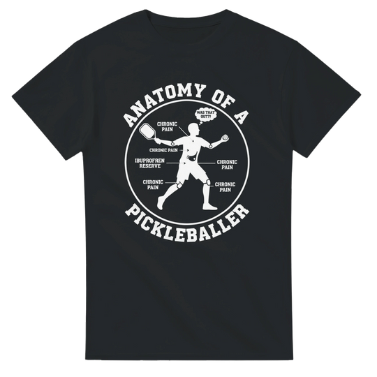 Anatomy of a Pickleball Player T-Shirt funny pickleball 
