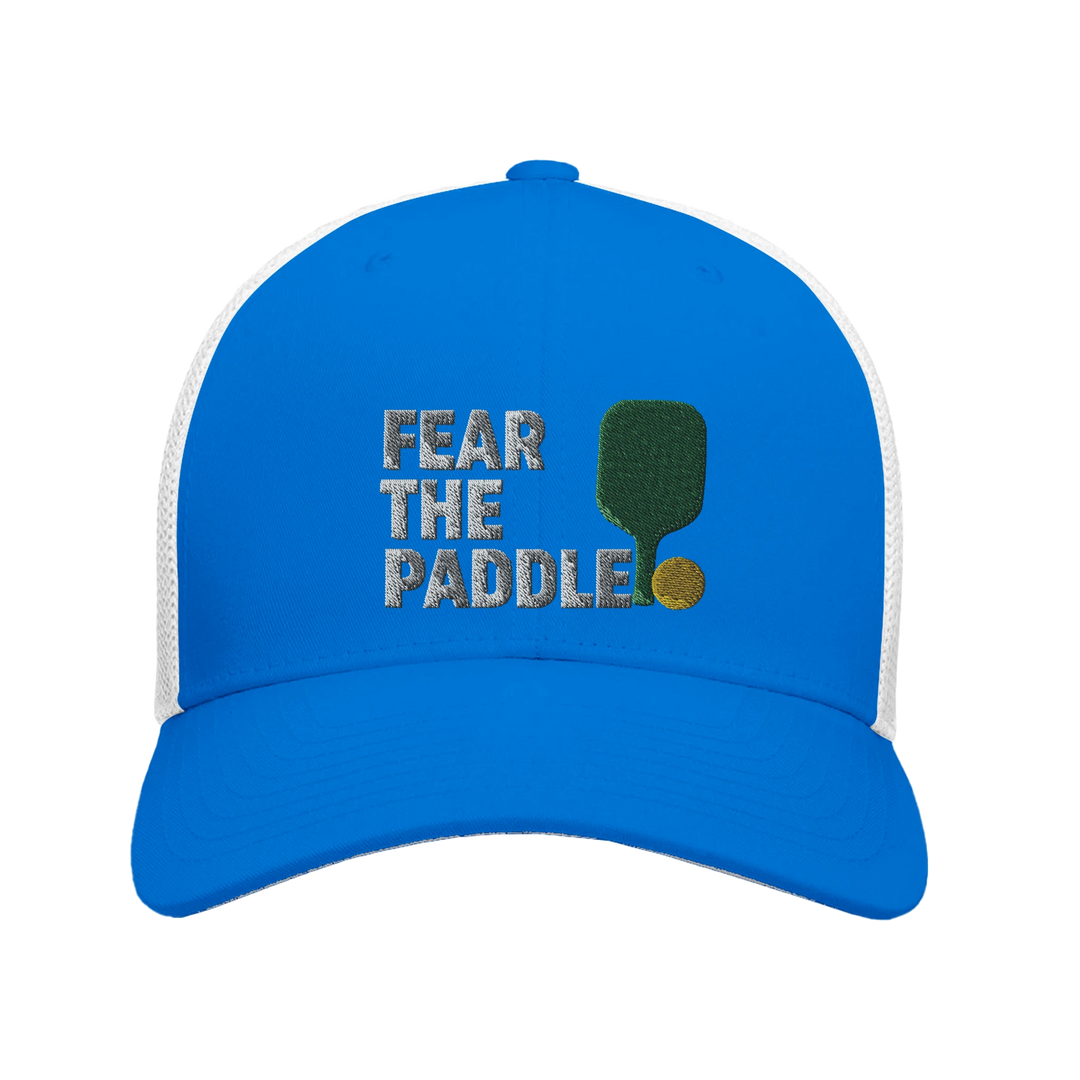 Fear The Paddle Embroidered Hat pickleball cap funny