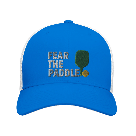 Fear The Paddle Embroidered Hat pickleball cap funny