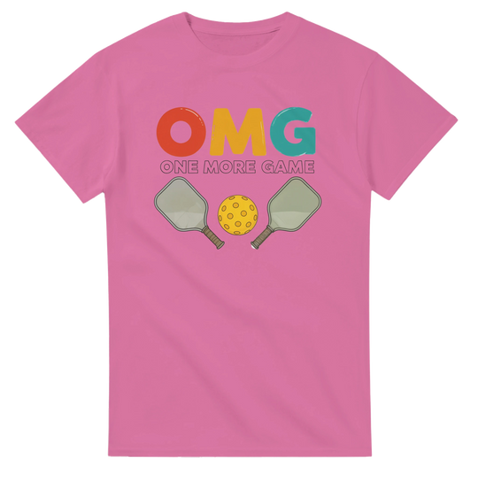 OMG One More Game Addict Tee funny pickleball shirt casual