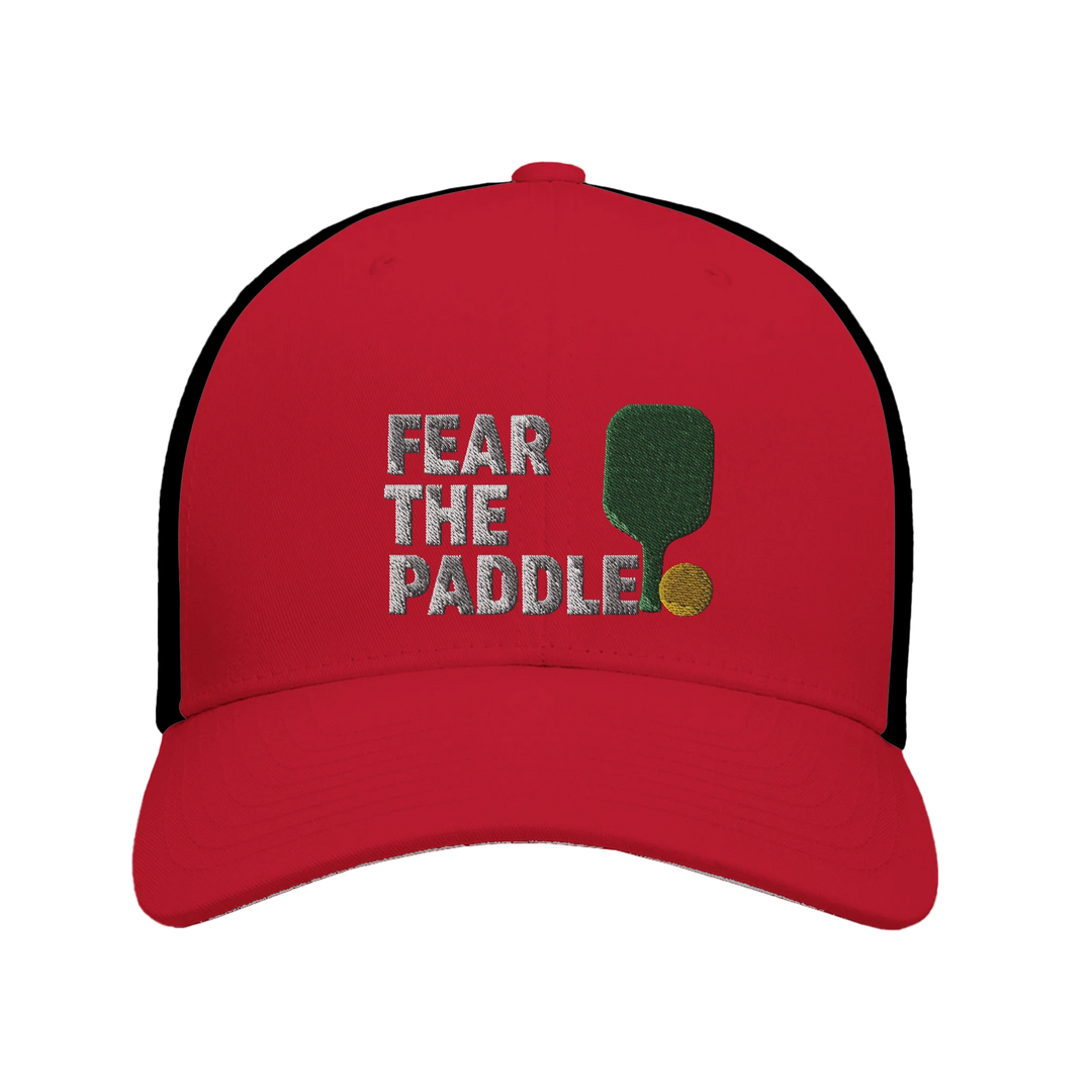 Fear The Paddle Embroidered Hat pickleball cap funny