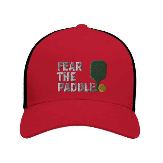 Fear The Paddle Embroidered Hat pickleball cap funny