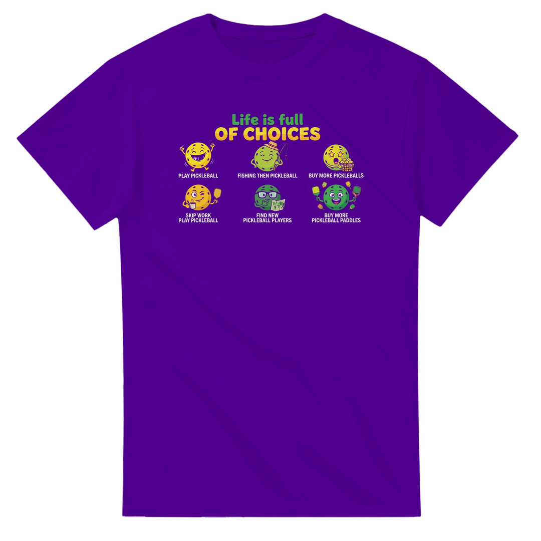Life Is Full Of Choices Tee funny egg chicken graphic