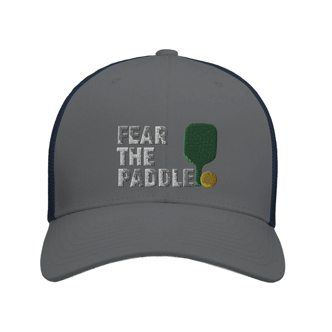 Fear The Paddle Embroidered Hat pickleball cap funny