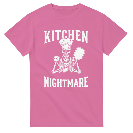 Kitchen Nightmare Skeleton Tee funny pickleball shirt