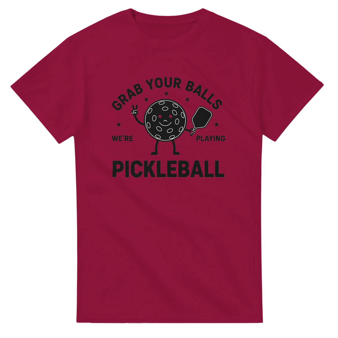 Grab Your Balls Tee funny pickleball shirt