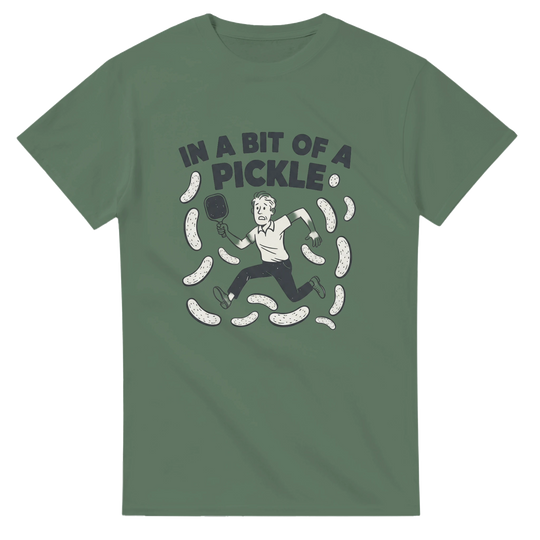In A Bit Of A Pickle Humorous Graphic Tee funny pickleball