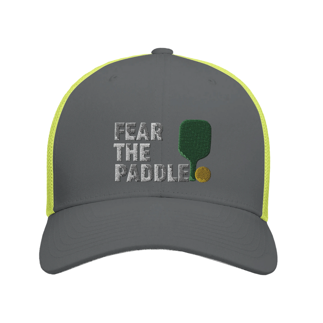 Fear The Paddle Embroidered Hat pickleball cap funny