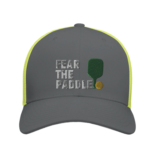 Fear The Paddle Embroidered Hat pickleball cap funny