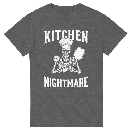 Kitchen Nightmare Skeleton Tee funny pickleball shirt