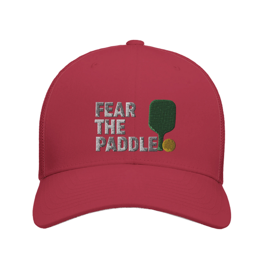 Fear The Paddle Embroidered Hat pickleball cap funny