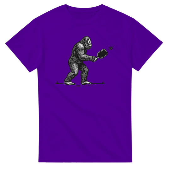 Squatch of the Court Tee funny pickleball sasquatch shirt
