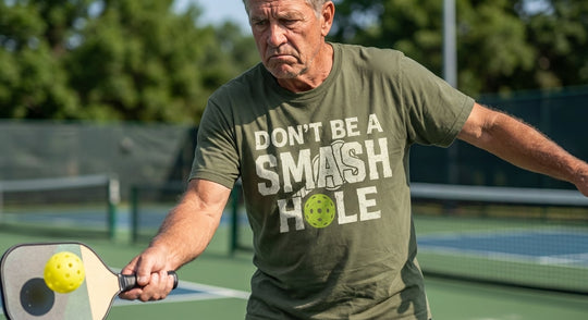 Dont Be A Smashole Tee funny pickleball shirt