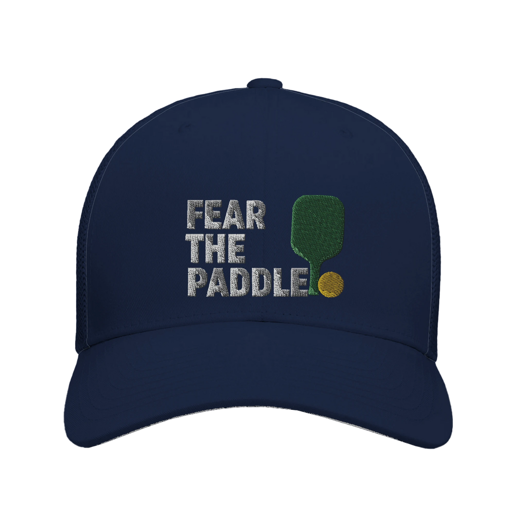 Fear The Paddle Embroidered Hat pickleball cap funny