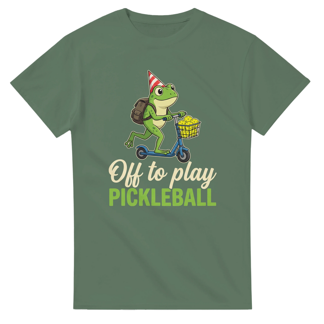 Off To Play Pickleball Tee funny pickleball shirt for men