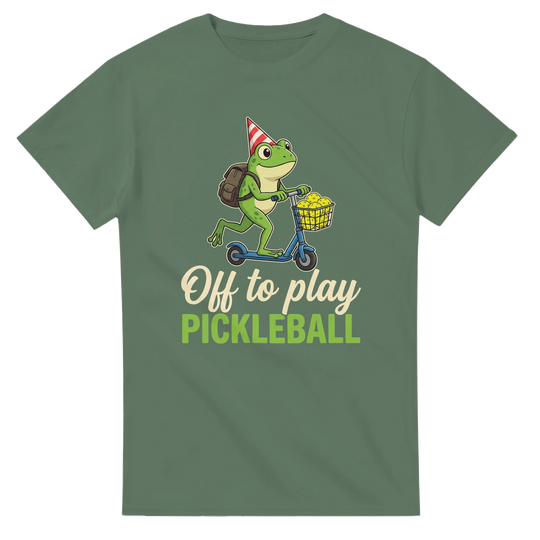 Off To Play Pickleball Tee funny pickleball shirt for men