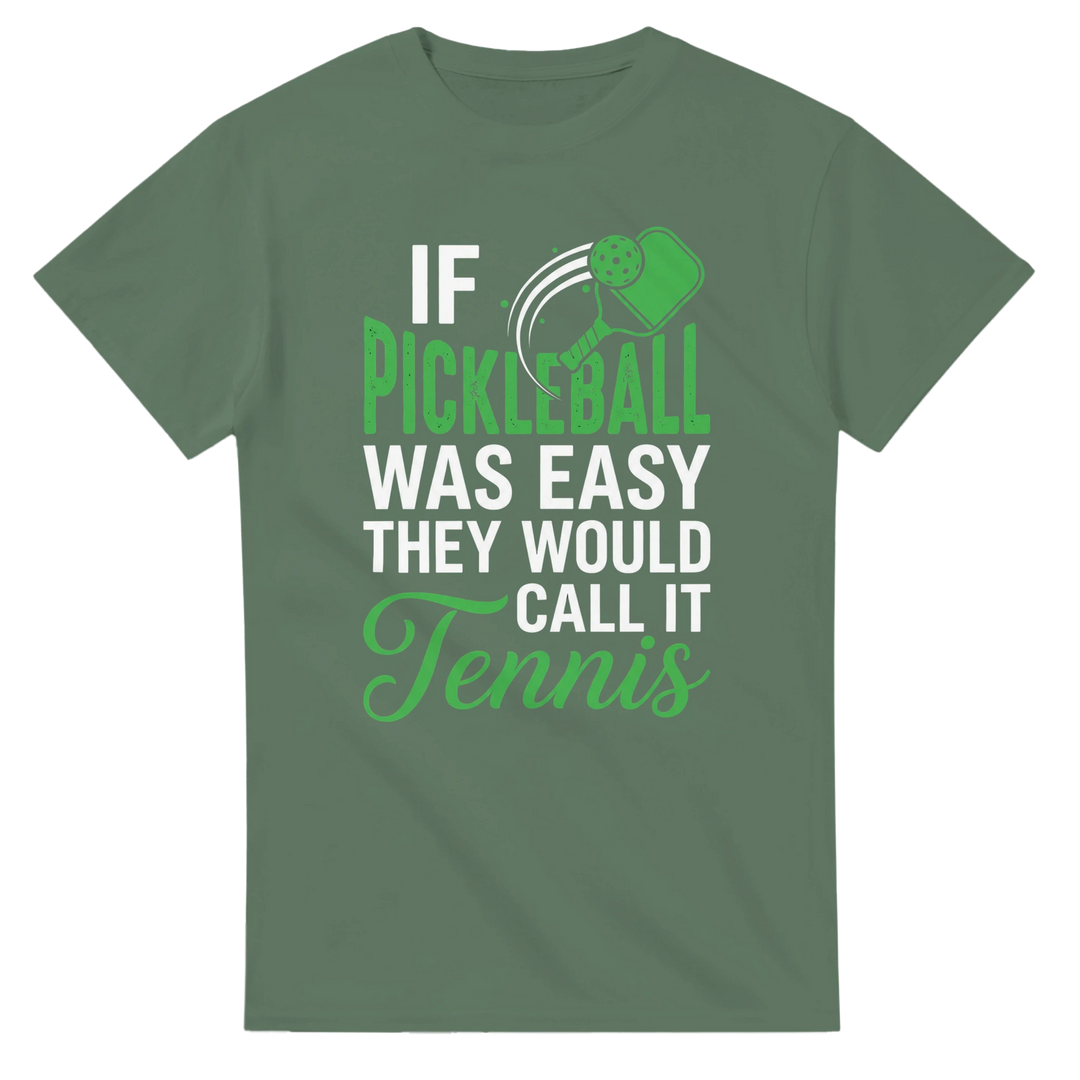 If Pickleball Was Easy Tee funny pickleball shirt