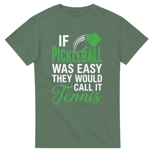 If Pickleball Was Easy Tee funny pickleball shirt
