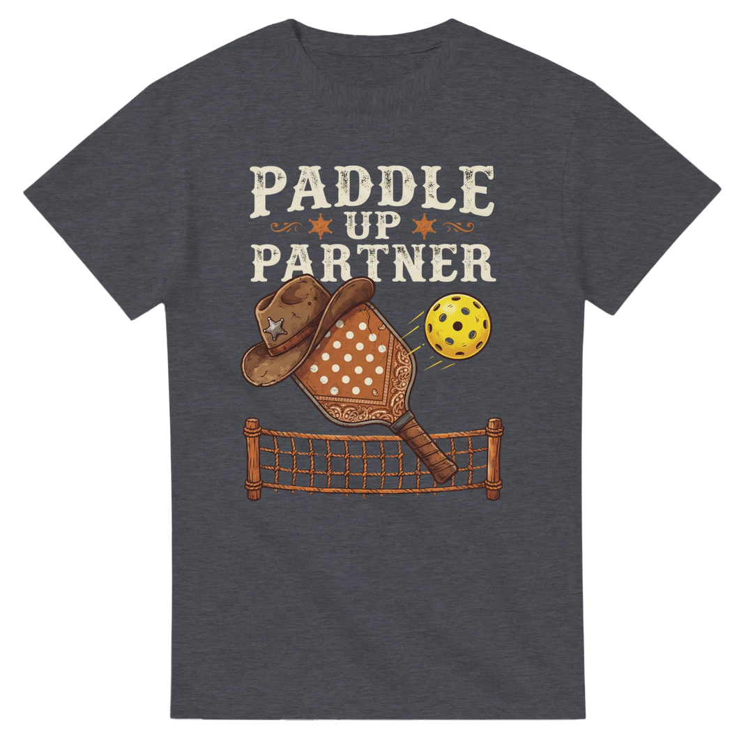 Paddle Up Partner Tee funny pickleball shirt for men 
