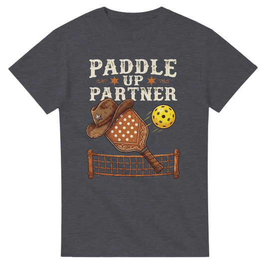 Paddle Up Partner Tee funny pickleball shirt for men 