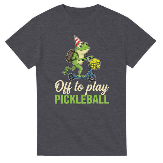 Off To Play Pickleball Tee funny pickleball shirt for men