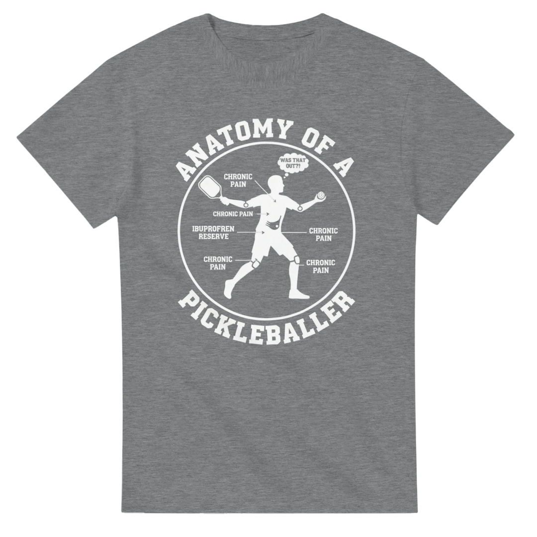 Anatomy of a Pickleball Player T-Shirt funny pickleball 