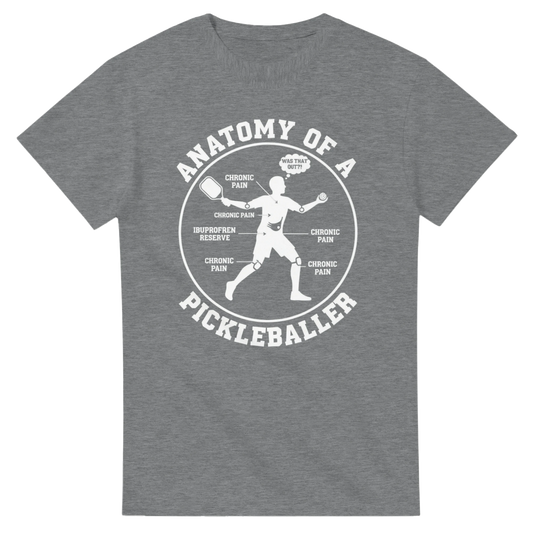 Anatomy of a Pickleball Player T-Shirt funny pickleball 