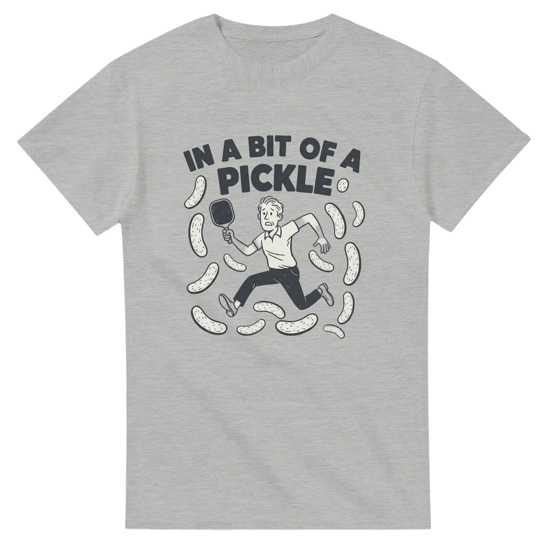 In A Bit Of A Pickle Humorous Graphic Tee funny pickleball