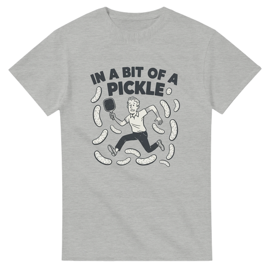 In A Bit Of A Pickle Humorous Graphic Tee funny pickleball