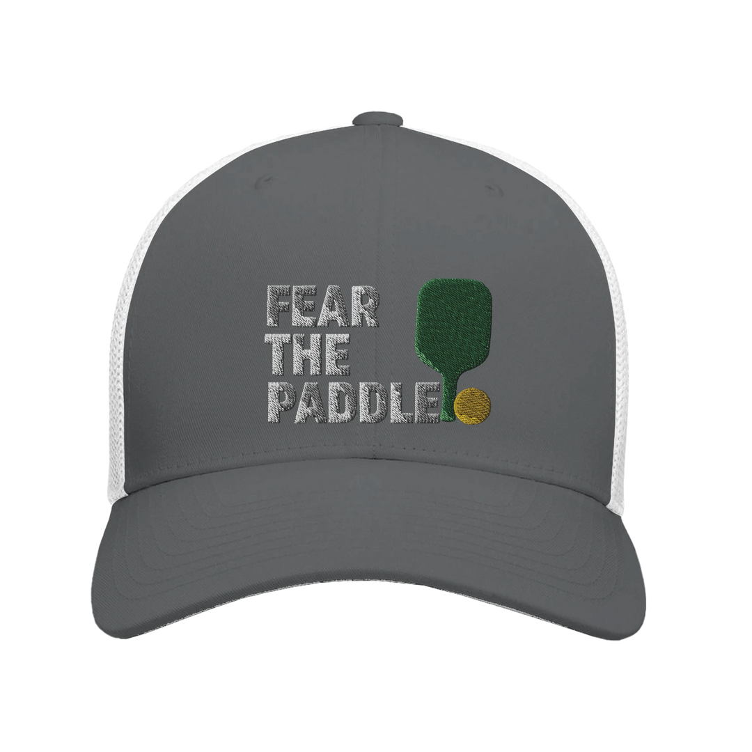 Fear The Paddle Embroidered Hat pickleball cap funny